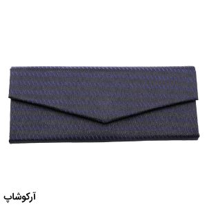 عکس از قاب عینک کتابی و مثلثی شکل با رنگ سرمه ای (تاشو) مدل 992602