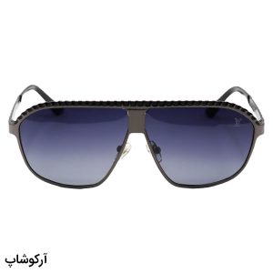 عکس از عینک آفتابی Louis Vuitton با فریم خلبانی، رنگ نوک مدادی و لنز دودی و پلاریزه مدل LV20