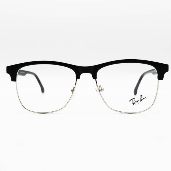 عکس از عینک طبی 4 کاوره با فریم کلاب مستر، رنگ مشکی مات، از جنس کائوچو و دسته فنری مدل tr2342