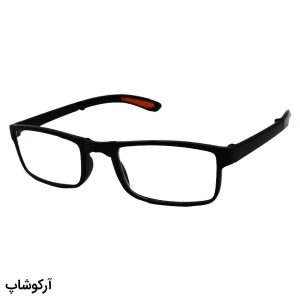 عکس از عینک مطالعه تاشو نزدیک بین با فریم مشکی رنگ، عدسی بلوکات و آنتی رفلکس مدل 915