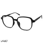 عکس از عینک طبی 4 کاوره با فریم مربعی شکل، رنگ مشکی، از جنس کائوچو و دسته فنری مدل TR2363