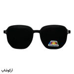 عکس از عینک طبی 4 کاوره با فریم مربعی شکل، رنگ مشکی، از جنس کائوچو و دسته فنری مدل TR2363