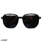 عکس از عینک طبی 4 کاوره با فریم مربعی شکل، رنگ مشکی، از جنس کائوچو و دسته فنری مدل TR2363