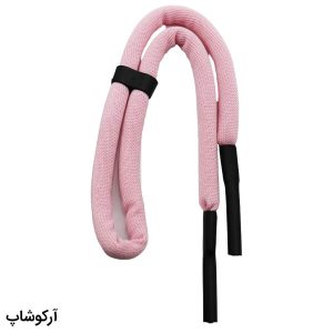 عکس از بند عینک جورابی چینی با رنگ صورتی مدل 992673