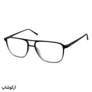 عکس از عینک طبی کاوردار با فریم مشکی رنگ، از جنس TR90 و شکل خلبانی برند Cazal مدل RX7084