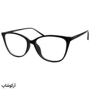 عکس از عینک طبی زنانه 5 کاوره با فریم گربه ای، رنگ مشکی و از جنس کائوچو مدل TR2340