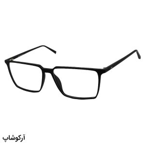عکس از عینک طبی کاوردار با فریم مشکی رنگ، از جنس TR90 و مستطیلی شکل برند Cazal مدل RX7079