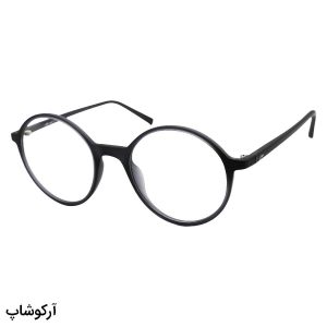 عکس از عینک طبی کاوردار با فریم گرد، مشکی رنگ و از جنس TR90 برند Cazal مدل RX7059