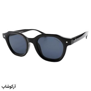 عکس از عینک آفتابی موسکات با فریم مشکی رنگ، مربعی شکل و لنز دودی تیره مدل ZN3775