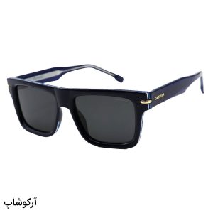 عکس از عینک آفتابی مردانه Carrera با فریم سرمه ای رنگ، مستطیلی شکل و لنز دودی تیره و پلاریزه مدل P58977