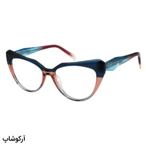 عکس از عینک طبی زنانه پرادا با فریم استیت، چند رنگ و چشم گربه ای شکل مدل G6061