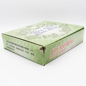 عکس از بسته 100 عددی دستمال عینک از جنس میکرو فایبر و طرح دار مدل 992698