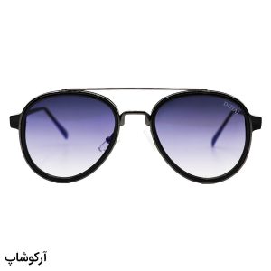 عکس از عینک آفتابی ditiai با فریم خلبانی، رنگ نوک مدادی و عدسی آبی رنگ و هایلایت مدل 0517