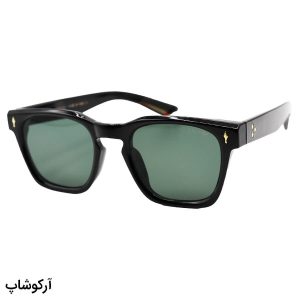 عکس از عینک آفتابی Céline با فریم مشکی رنگ، مربعی شکل و عدسی سبز تیره مدل M65020