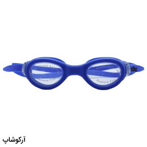 عکس از عینک شنا CIMA آبی رنگ، از جنس سیلیکونی به همراه گوش گیر مدل CM5200