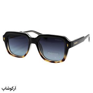عکس از عینک آفتابی پلاریزه MOSCOT با فریم دو رنگ، مربعی شکل و لنز دودی هایلایت مدل P1211