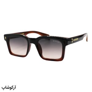 عکس از عینک آفتابی موسکات با فریم مربعی شکل، قهوه ای رنگ و لنز قهوه ای هایلایت مدل 86025