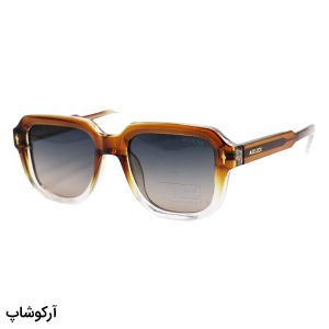 عکس از عینک آفتابی پلاریزه Moscot با فریم قهوه ای، مربعی شکل و لنز دو رنگ و هایلایت مدل P1211