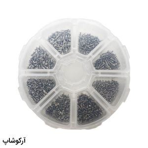 عکس از پک 8 مدل پیچ و مهره برای عینک کد 992718