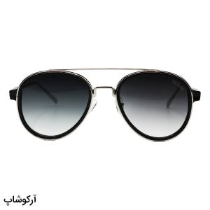 عکس از عینک آفتابی Ditiai با فریم خلبانی، نقره ای رنگ و عدسی سبز سایه روشن مدل 0517