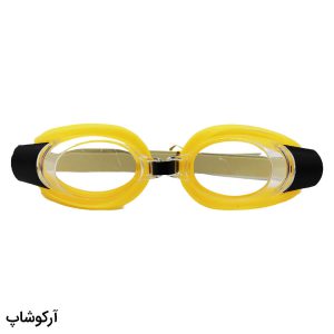 عکس از عینک شنا بچه گانه با رنگ زرد و بند کشی مدل DZ-1600