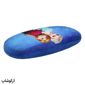 عکس از قاب عینک طبی دخترانه با طرح السا و آنا، درب لولا فنری و بیضی شکل مدل 992734