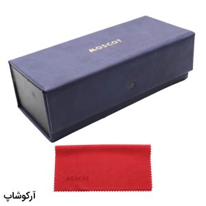 عکس از قاب عینک موسکات Moscot مستطیلی شکل، مشکی رنگ و مگنتی مدل 992739