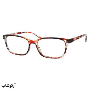 عکس از عینک مطالعه نزدیک بین با فریم چند رنگ (روشن) و مستطیلی شکل مدل T5616