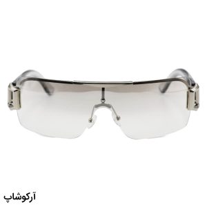 عکس از عینک دید در شب گوچی با فریم مخفی، نقره ای رنگ، دسته بی رنگ و لنز شفاف مدل FR864