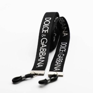 عکس از بند عینک نواری برند دولچه گابانا Dolce & Gabbana با رنگ مشکی و از جنس پارچه‌ای مدل 992756