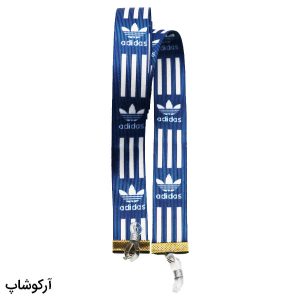 عکس از بند عینک نواری برند آدیداس Adidas با رنگ آبی و از جنس پارچه‌ای مدل 992772