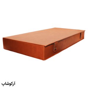 عکس از باکس و جعبه 12 تایی عینک آفتابی با رنگ قهوه ای و جنس چرم (فایل) مدل 992774