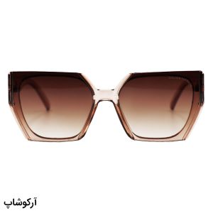 عکس از عینک آفتابی زنانه دولچه گابانا با فریم پروانه‌ای، رنگ عسلی و لنز قهوه ای هایلایت مدل 7271
