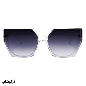 عکس از عینک آفتابی زنانه Dolce & Gabbana با فریم پروانه‌ای، بی رنگ و شفاف و لنز دودی هایلایت مدل 7271