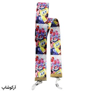 عکس از بند عینک نواری با طرح باب اسفنجی و پاتریک، چند رنگ و از جنس پارچه‌ای مدل 992764