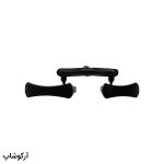 عکس از عینک شنا CIMA لنز آینه ای، فریم و بند مشکی رنگ، جنس سیلیکونی به همراه 2 پل بینی مدل CM99
