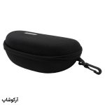 عکس از عینک ورزشی 3 کاوره با فریم و دسته مشکی رنگ، لنز پلاریزه و تجهیزات کامل مدل 9317-C1