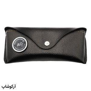 عکس از کیف عینک کلاسیک امریکن اپتیکال AO با رنگ مشکی، جنس چرمی و کمری مدل 992789