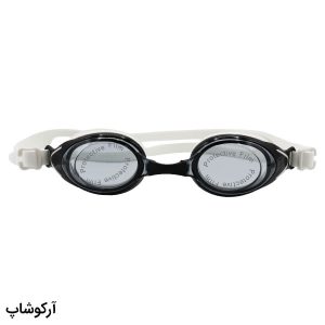 عکس از عینک شنا CIMA مشکی و سفید، از جنس سیلیکونی به همراه 2 پل بینی مدل CIMA55