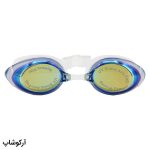 عکس از عینک شنا CIMA لنز آینه ای، فریم و بند بی رنگ، جنس سیلیکونی به همراه 2 پل بینی مدل CM99