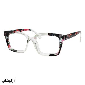 عکس از عینک مطالعه Celine نزدیک بین با فریم مربعی، بی رنگ و شفاف و دسته فنری مدل 3643