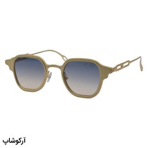 عکس از عینک آفتابی Celine با فریم فلزی، طلایی رنگ، مربعی شکل و لنز آبی سایه روشن مدل 10485
