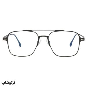 عکس از فریم عینک طبی 2 کاوره با فریم مربعی، رنگ نوک مدادی و از جنس آلومینیوم برند Ray-Ban مدل 7602