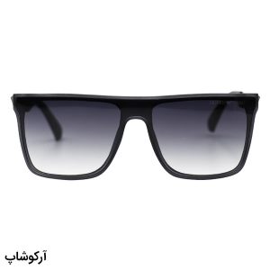 عکس از عینک آفتابی مردانه EMPORIO ARMANI با فریم مربعی، رنگ طوسی مات و لنز سبز هایلایت مدل 25605