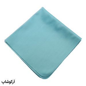 عکس از دستمال عینک سبز، سایز بزرگ و از جنس پارچه‌ای نرم (30 در 30 سانتی‌متر) مدل 992801