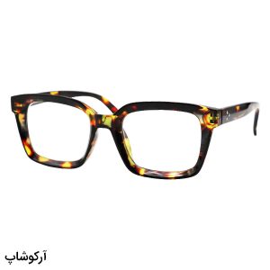 عکس از عینک مطالعه Celine نزدیک بین با فریم مربعی، رنگ هاوانا و دسته فنری مدل 3643