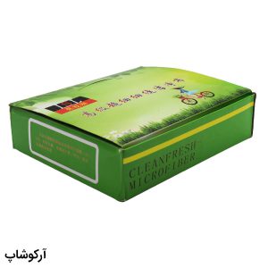 عکس از بسته 100 عددی دستمال عینک از جنس پارچه ای و رنگ قهوه ای و صورتی مدل 992781