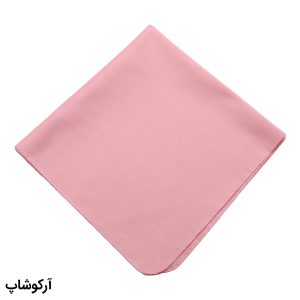 عکس از دستمال عینک صورتی، سایز بزرگ و از جنس پارچه‌ای نرم (30 در 30 سانتی‌متر) مدل 992802