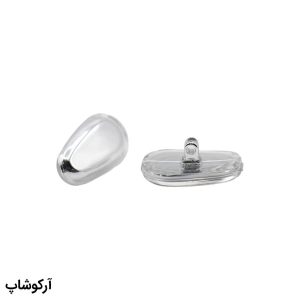 عکس از پد بینی عینک نقره ای رنگ - پیچی (پک دو تایی) مدل 992793