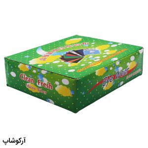 عکس از بسته 100 عددی دستمال عینک از جنس پارچه ای و رنگ سفید مدل 992782